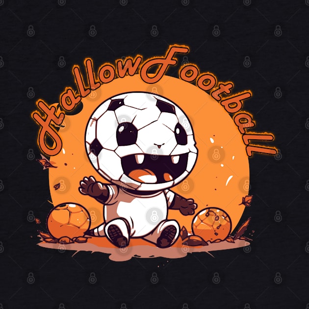 Halloween football kawaii style by GraphGeek